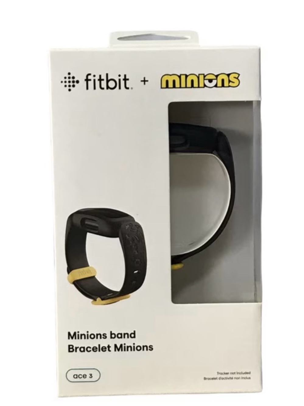 Fitbit Ace 3 Minions Band, Mischief Black